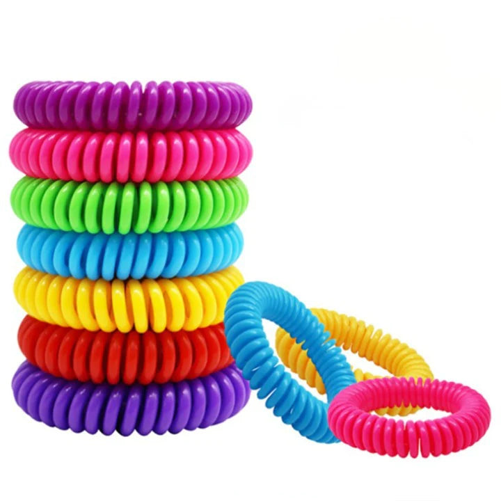 Lot de 10 bracelets anti moustique