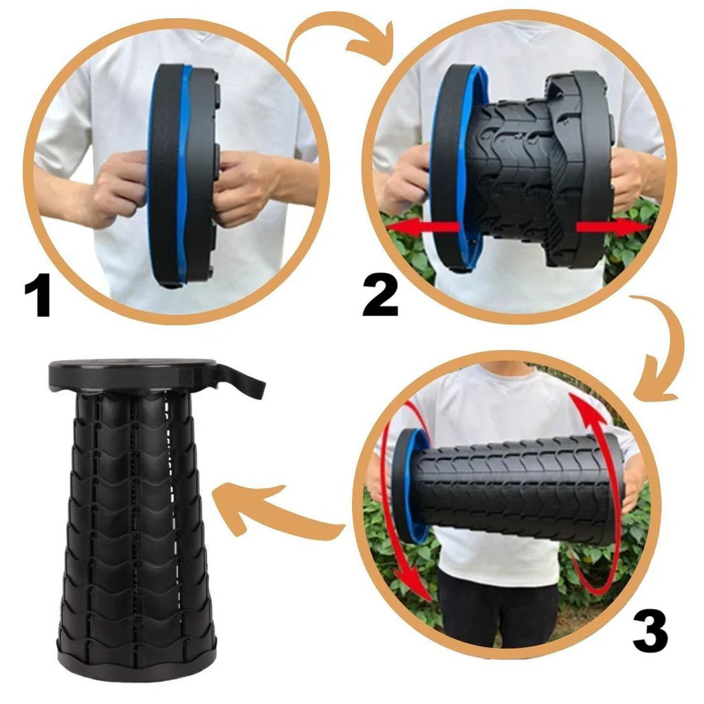 Tabouret télescopique - facile à transporter