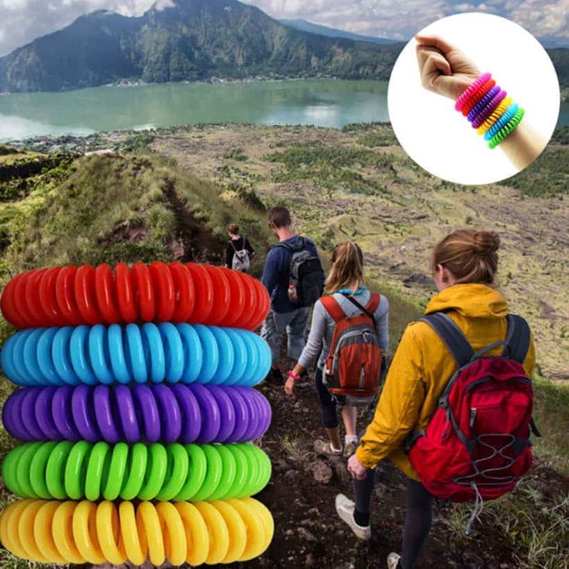 Lot de 10 bracelets anti moustique