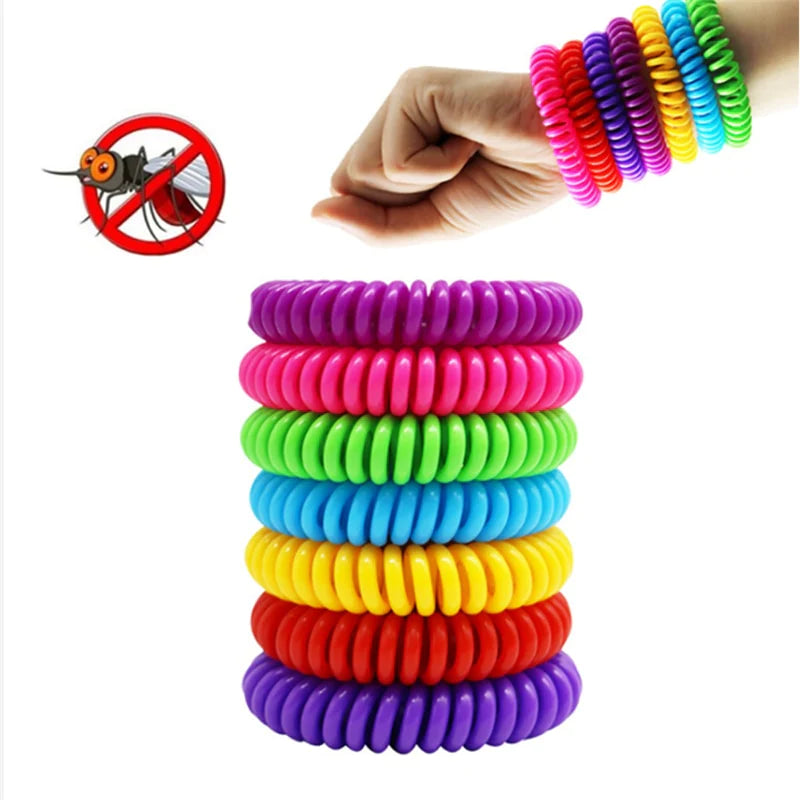 Lot de 10 bracelets anti moustique