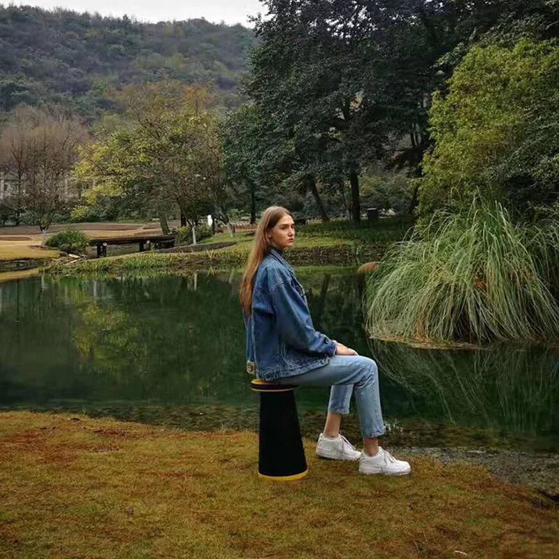 Tabouret télescopique - facile à transporter