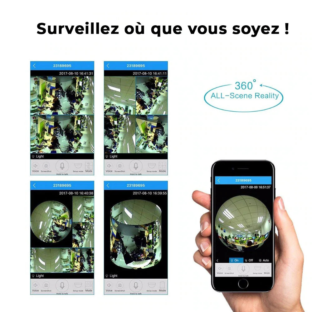 Ampoule caméra discrète