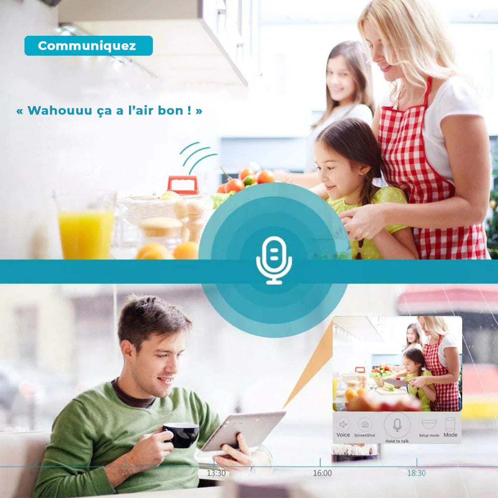 Ampoule caméra discrète