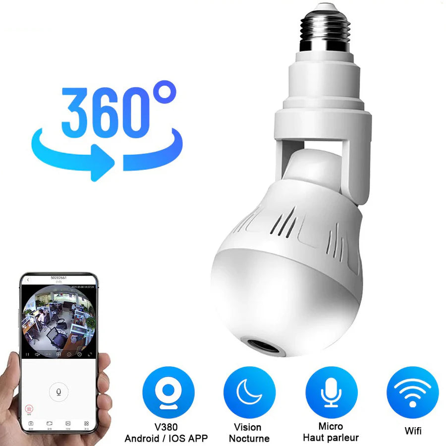 Ampoule caméra discrète