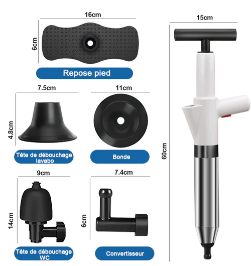 Déboucheur canalisation à piston