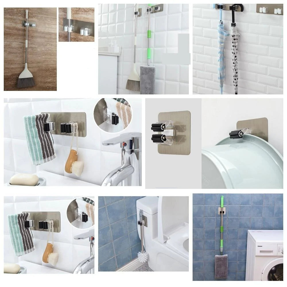 Lot de 10 Crochets muraux adhésifs