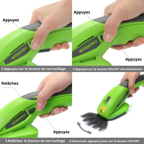 Tondeuse de jardinage 2 en 1