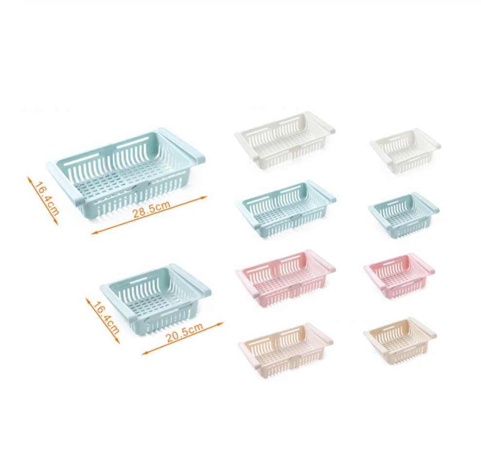 Bac De Rangement Extensible Pour Réfrigérateur 1 acheté = 1 offert !