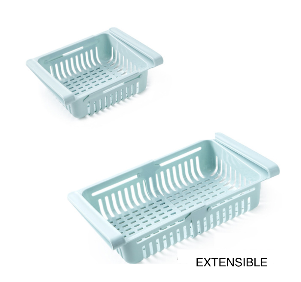 Bac De Rangement Extensible Pour Réfrigérateur 1 acheté = 1 offert !