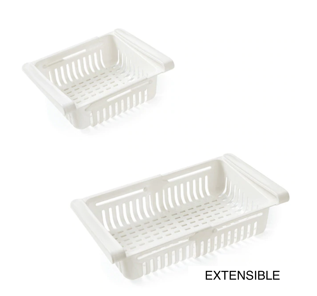 Bac De Rangement Extensible Pour Réfrigérateur 1 acheté = 1 offert !