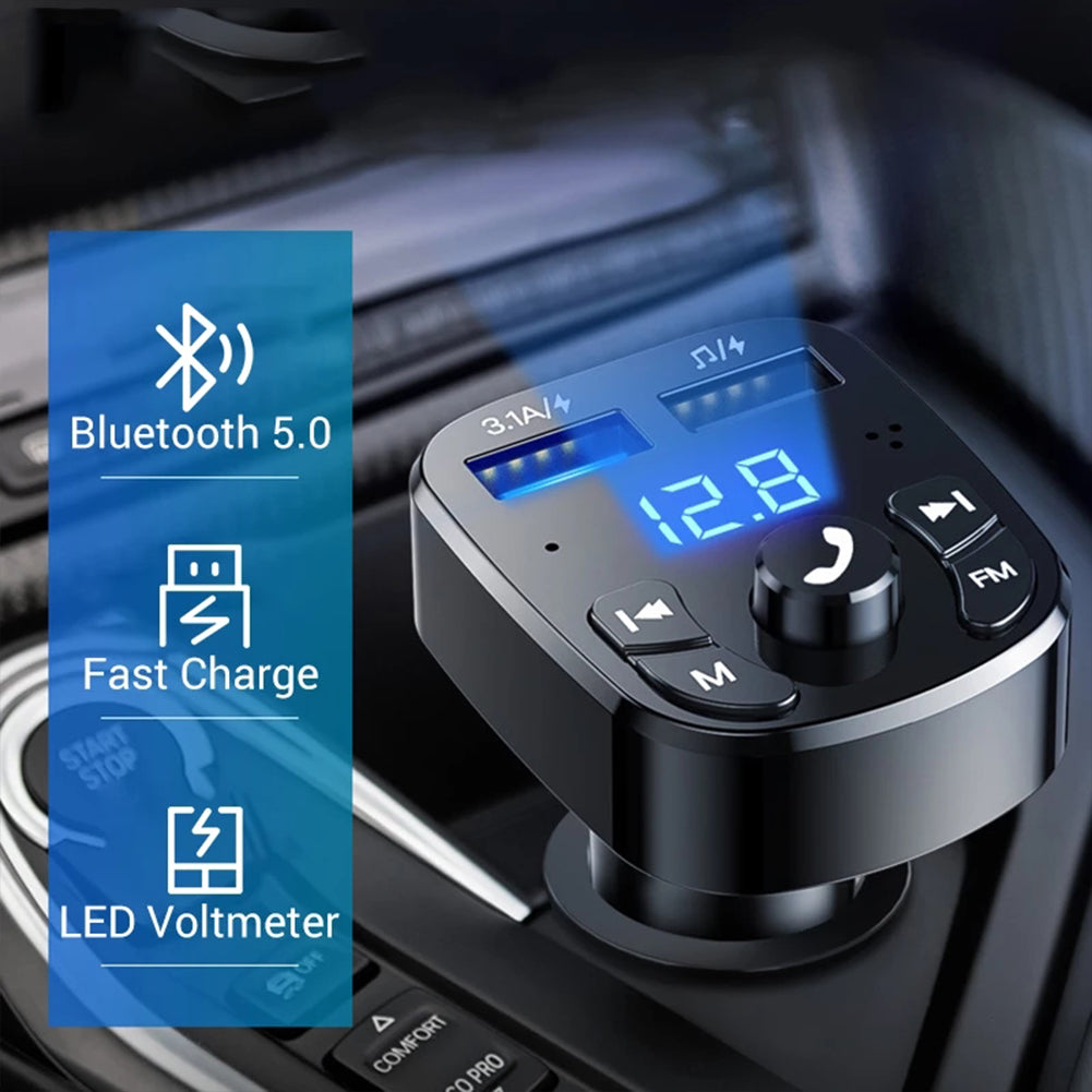 TRANSMETTEUR MULTIFONCTIONS BLUETOOTH POUR VOITURE