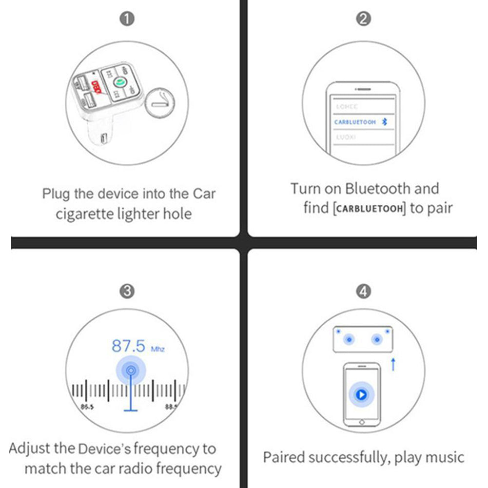 TRANSMETTEUR MULTIFONCTIONS BLUETOOTH POUR VOITURE