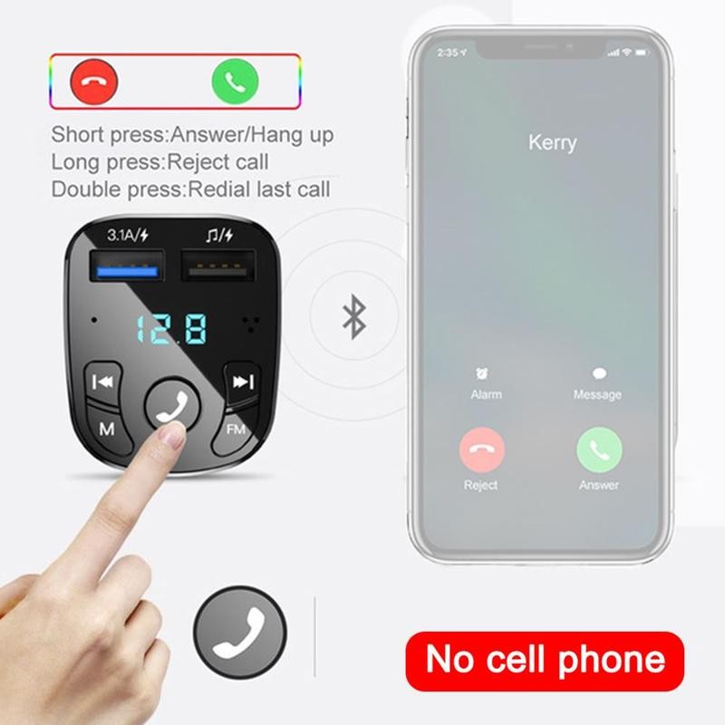 TRANSMETTEUR MULTIFONCTIONS BLUETOOTH POUR VOITURE