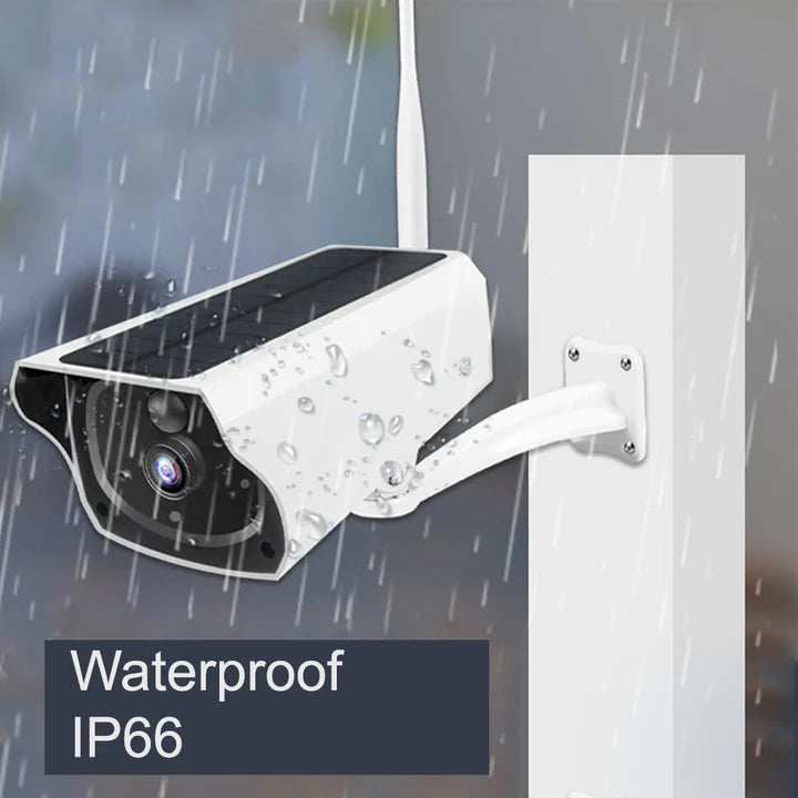 Caméra de surveillance solaire 1080p IP66
