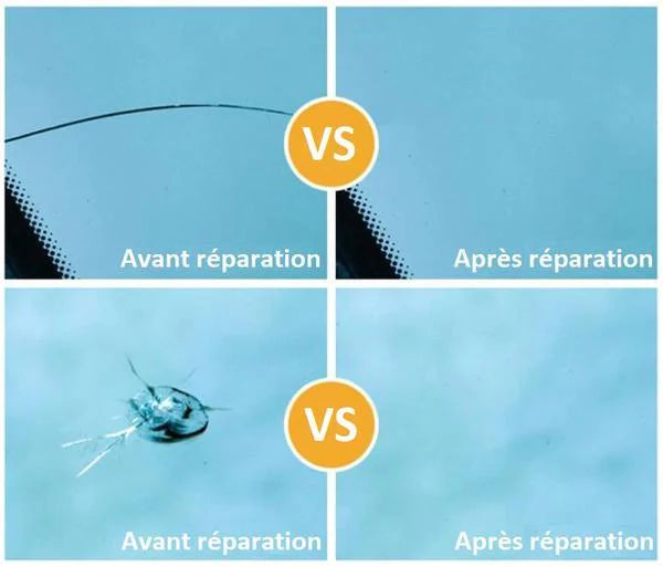 Résine de réparation verre et vitre