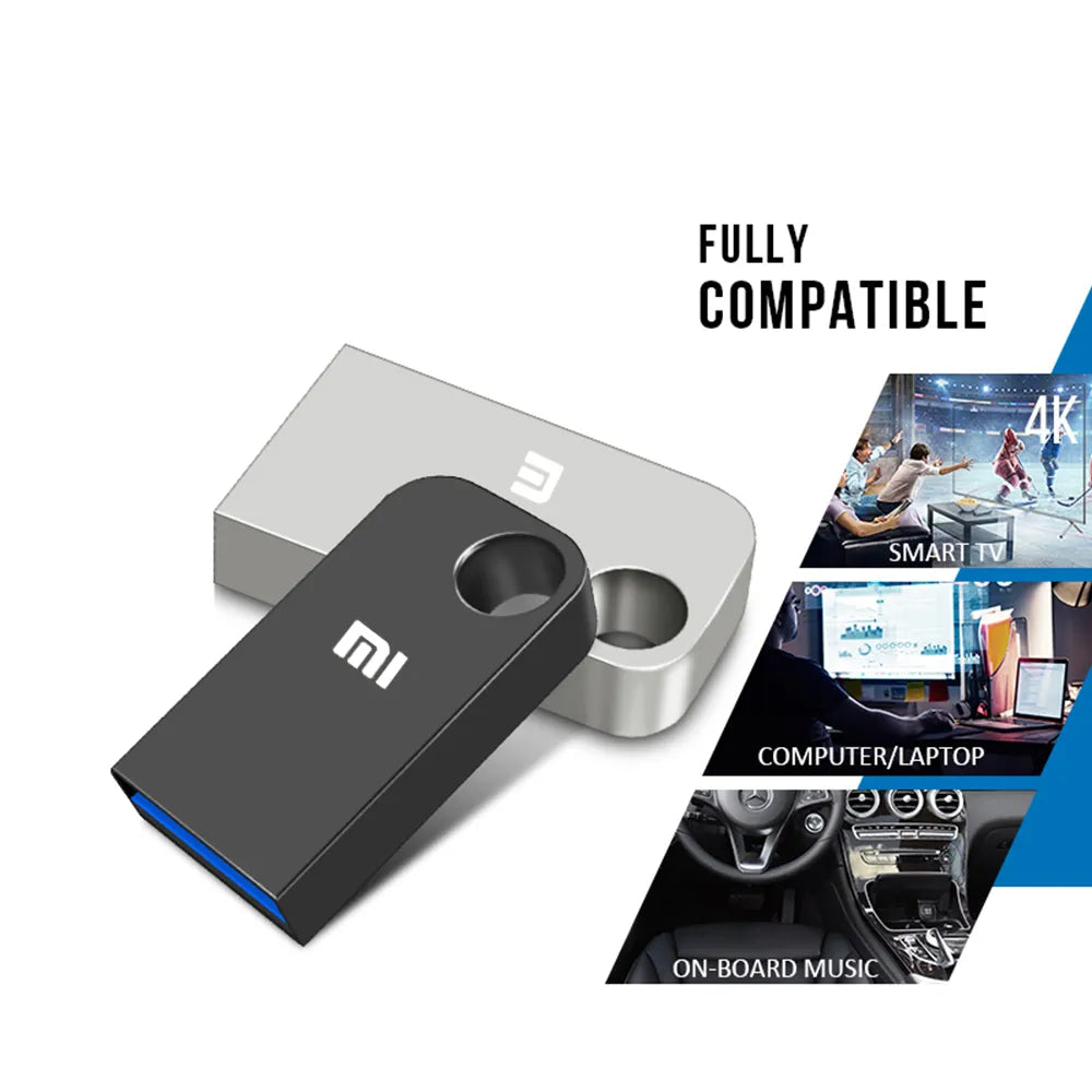 Mini clé USB 3.0 en métal Capacité MAX - Jusqu'à 2TO