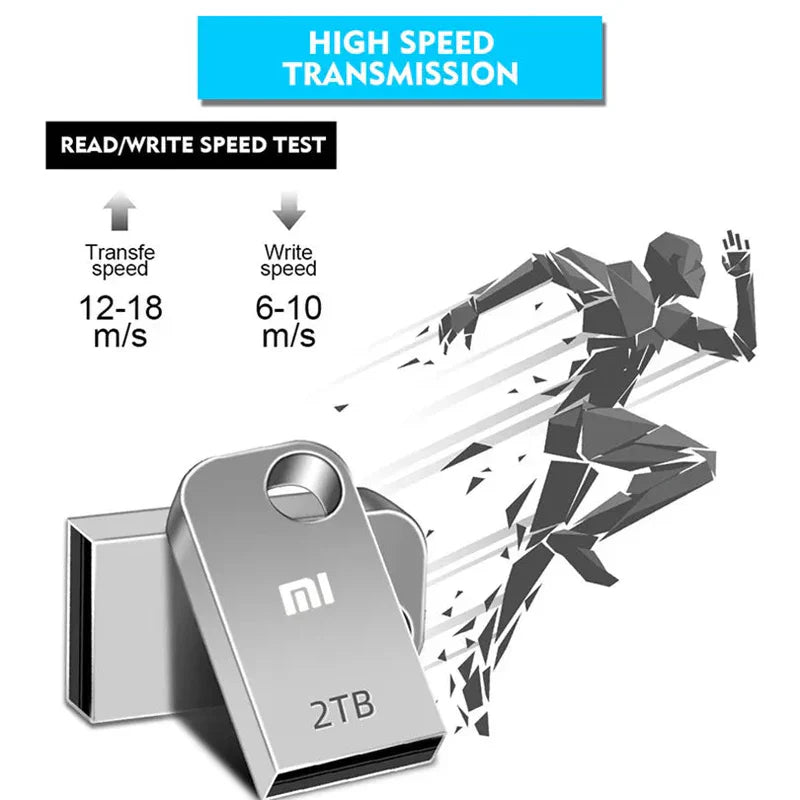 Mini clé USB 3.0 en métal Capacité MAX - Jusqu'à 2TO