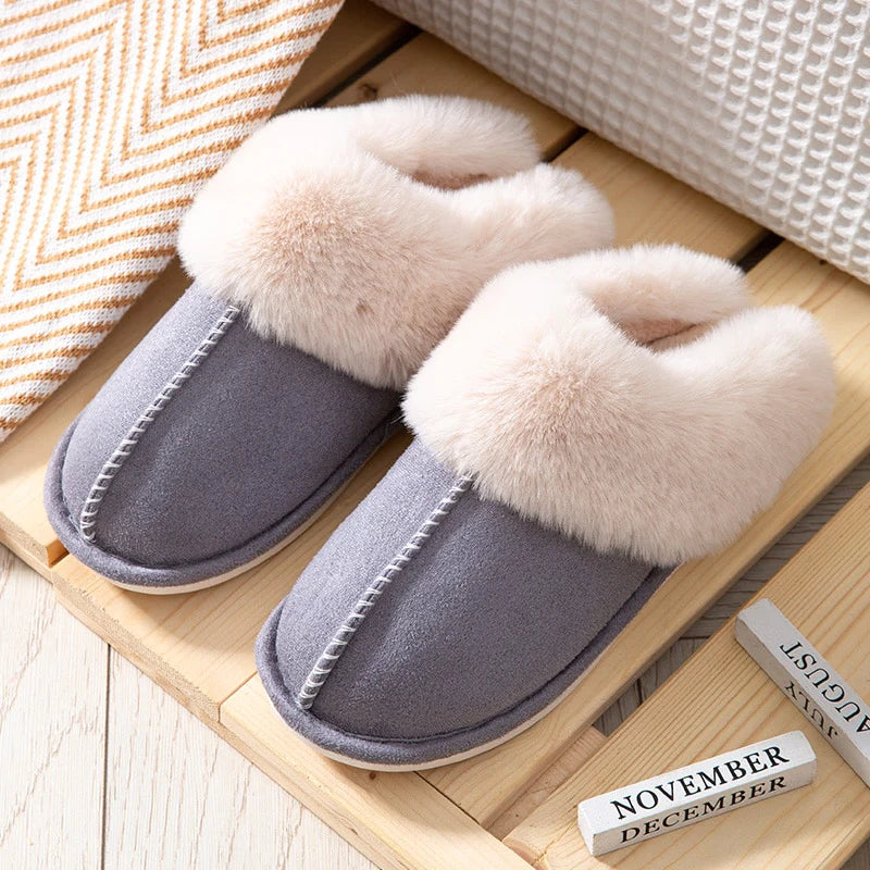 Chaussons Fourrés Antidérapants