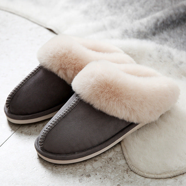 Chaussons Fourrés Antidérapants