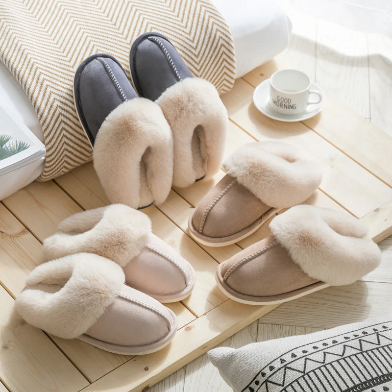 Chaussons Fourrés Antidérapants
