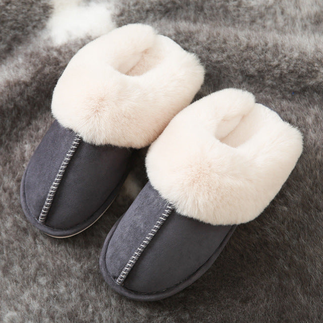 Chaussons Fourrés Antidérapants