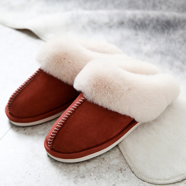Chaussons Fourrés Antidérapants