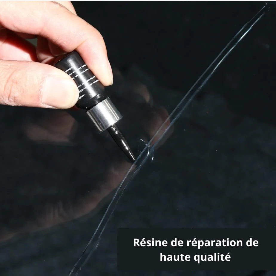 Résine de réparation verre et vitre